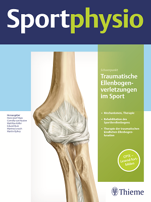 Cover Thieme Fachzeitschrift Sportphysio