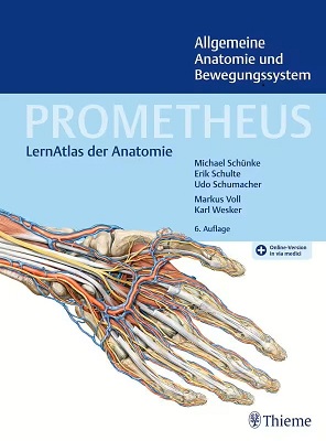 Cover Thieme Buch PROMETHEUS LernAtlas der Anatomie